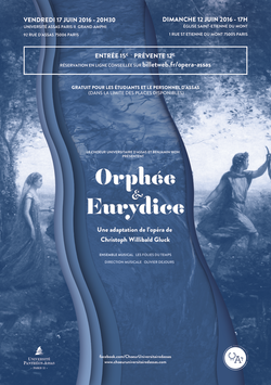 Orphée et Eurydice, Choeur d'Assas et Folies du Temps, dir B.Woh et O.Dejours
